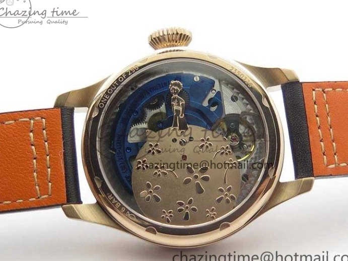 MIROTIME 0730 Big Pilot Real PR IW502701 RG YLF 1:1 Best Edition Blue Dial On Calfskin Strap A Classic 7225